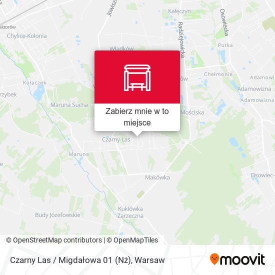 Mapa Czarny Las / Migdałowa 01 (Nż)