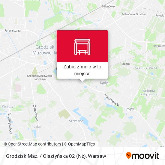 Mapa Grodzisk Maz. / Olsztyńska 02 (Nż)