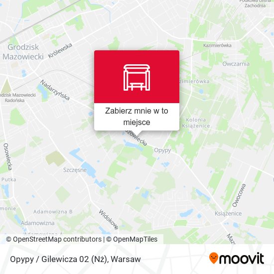 Mapa Opypy / Gilewicza (Nż)