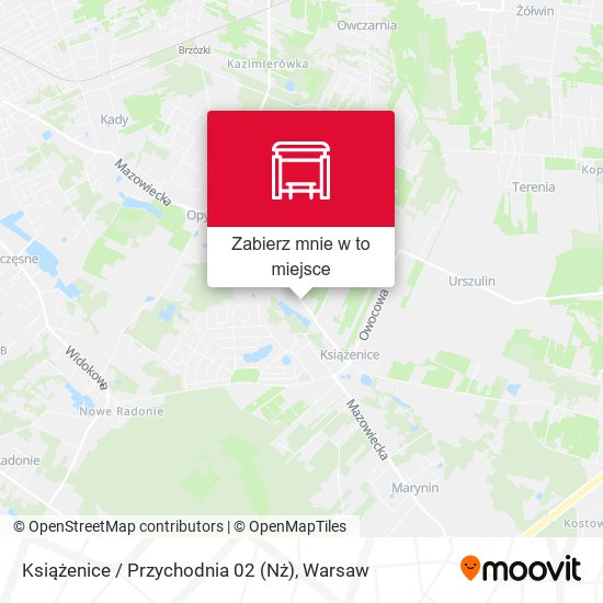 Mapa Książenice / Przychodnia 02 (Nż)