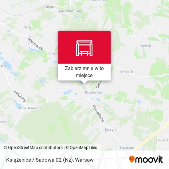 Mapa Książenice / Sadowa 02 (Nż)