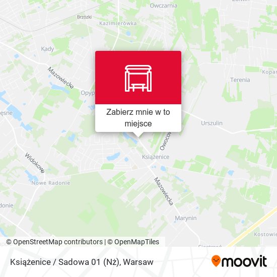 Mapa Książenice / Sadowa (Nż)