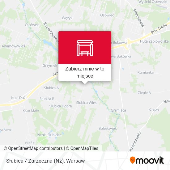 Mapa Słubica / Zarzeczna (Nż)