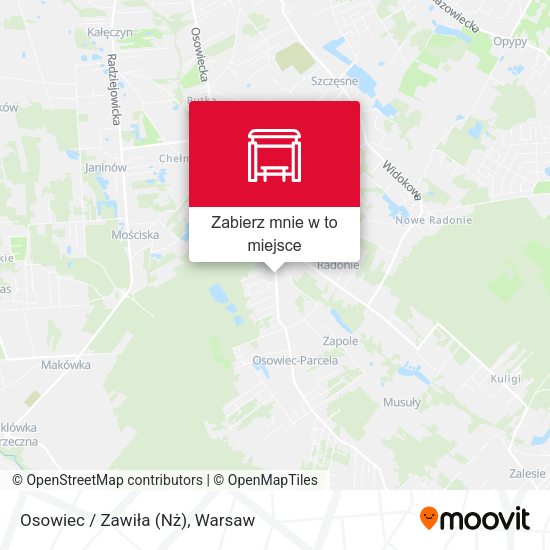 Mapa Osowiec / Zawiła (Nż)