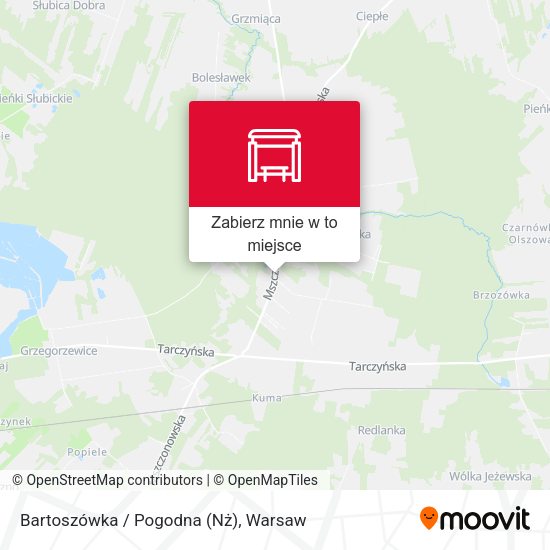 Mapa Bartoszówka / Pogodna (Nż)