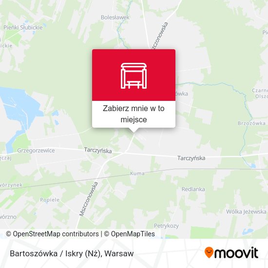 Mapa Bartoszówka / Iskry (Nż)