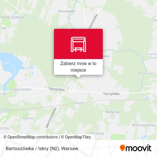 Mapa Bartoszówka / Iskry (Nż)