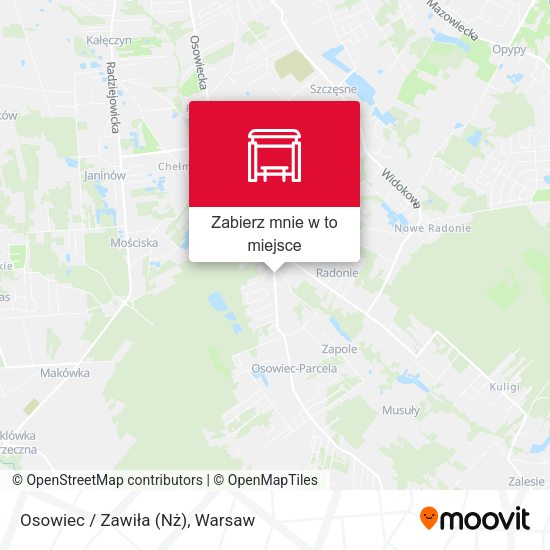 Mapa Osowiec / Zawiła (Nż)