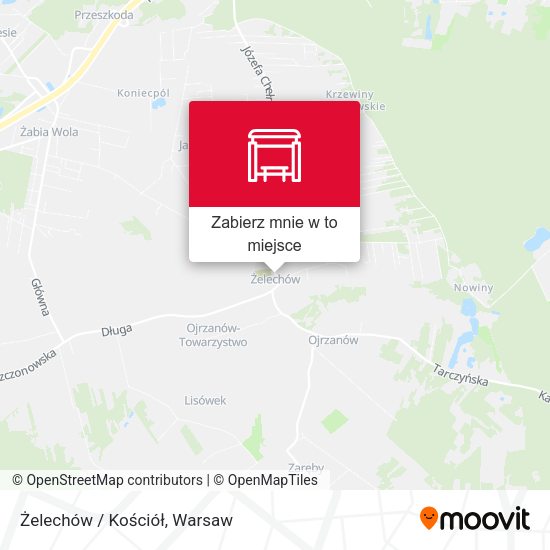 Mapa Żelechów / Kościół