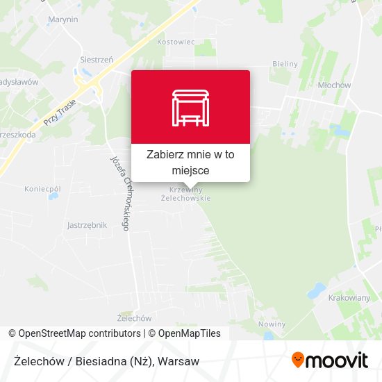 Mapa Żelechów / Biesiadna (Nż)