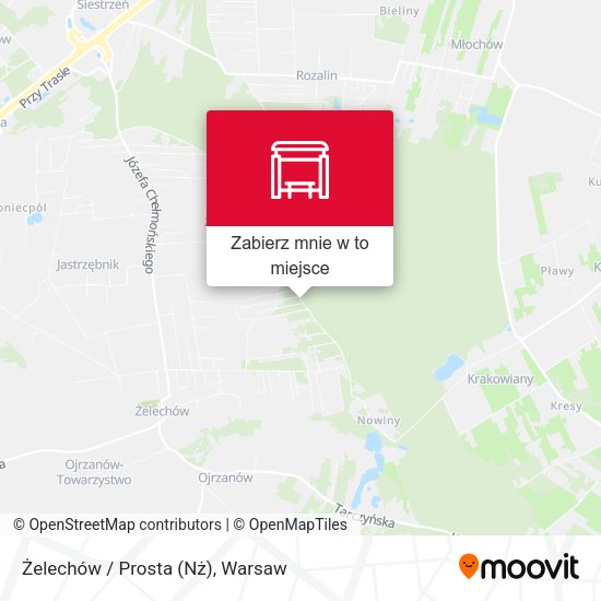 Mapa Żelechów / Prosta (Nż)