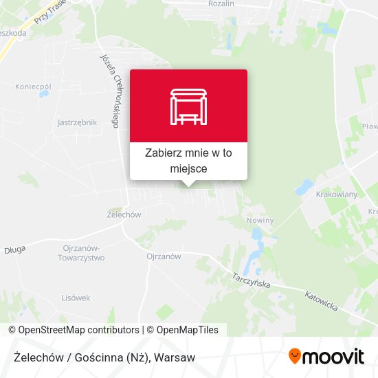 Mapa Żelechów / Gościnna (Nż)