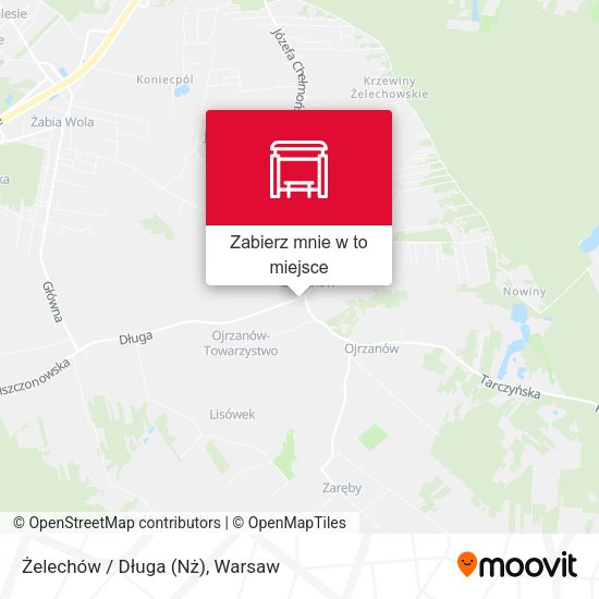 Mapa Żelechów / Długa (Nż)