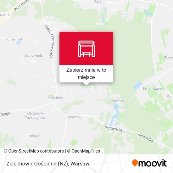 Mapa Żelechów / Gościnna (Nż)