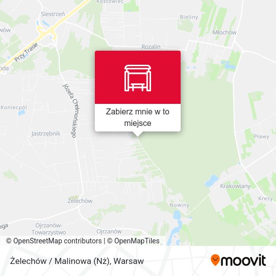 Mapa Żelechów / Malinowa (Nż)