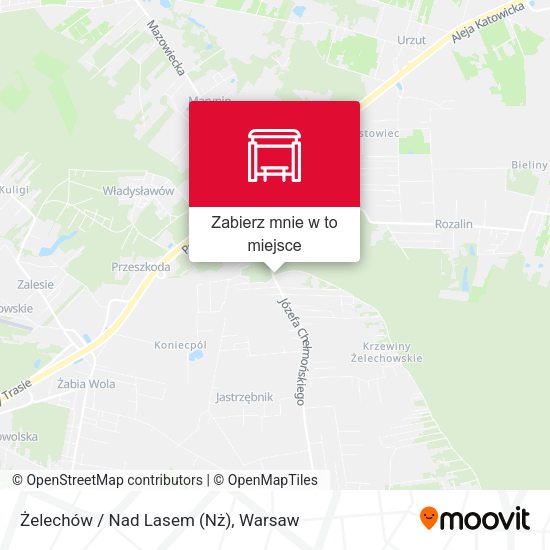 Mapa Żelechów / Nad Lasem (Nż)