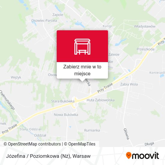 Mapa Józefina / Poziomkowa (Nż)