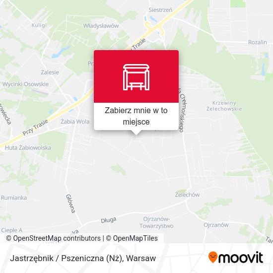 Mapa Jastrzębnik / Pszeniczna (Nż)