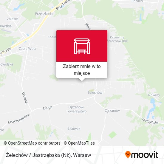 Mapa Żelechów / Jastrzębska (Nż)