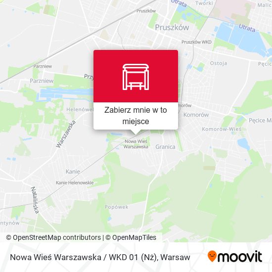 Mapa Nowa Wieś Warszawska / WKD 01 (Nż)