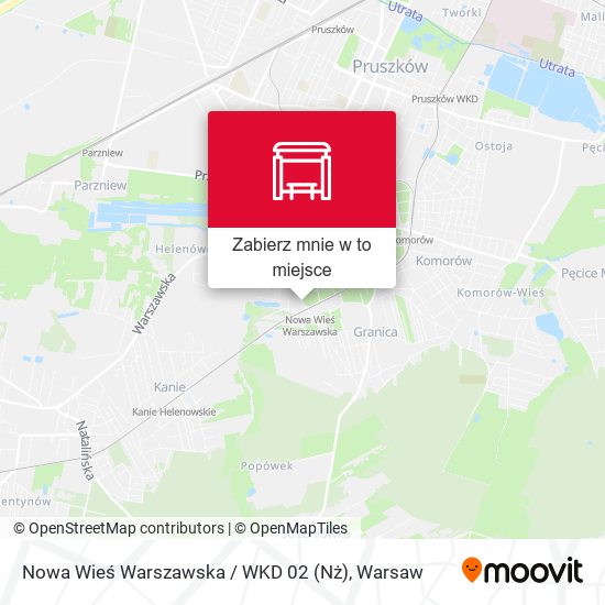 Mapa Nowa Wieś Warszawska / WKD 02 (Nż)