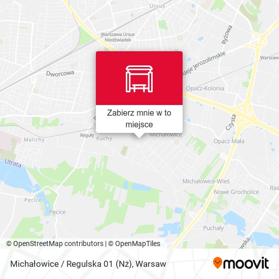 Mapa Michałowice / Regulska 01 (Nż)