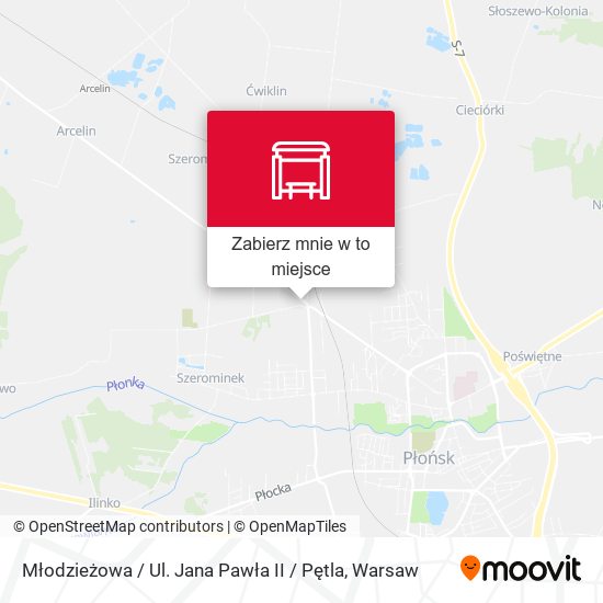 Mapa Młodzieżowa / Ul. Jana Pawła II / Pętla