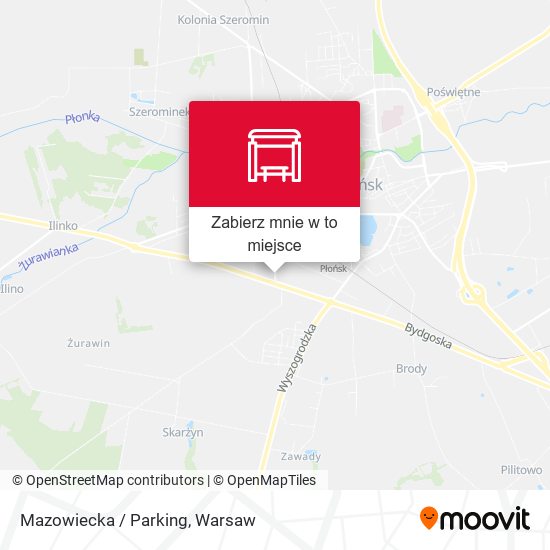 Mapa Mazowiecka / Parking