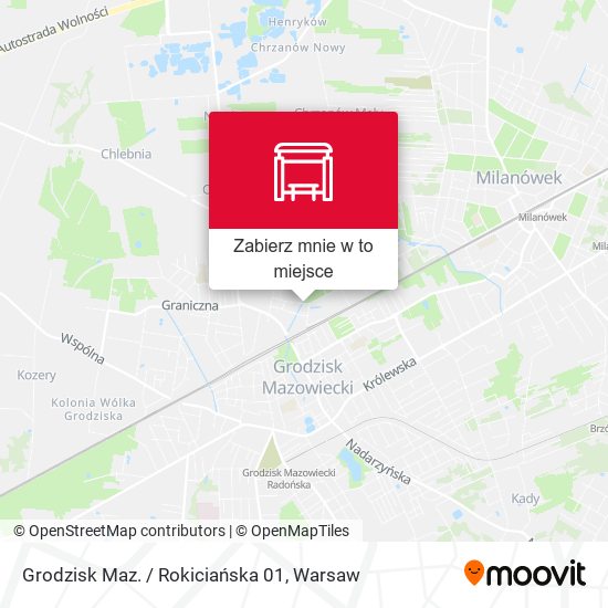 Mapa Grodzisk Maz. / Rokiciańska 01