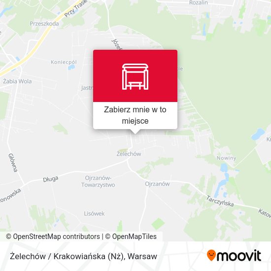 Mapa Żelechów / Krakowiańska (Nż)