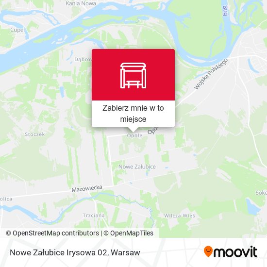 Mapa Nowe Załubice Irysowa 02