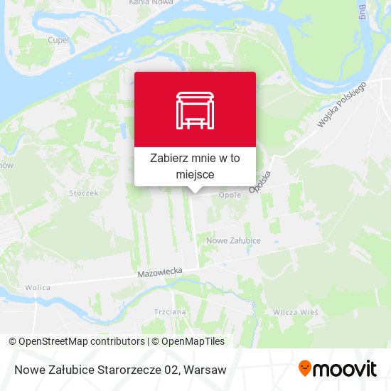 Mapa Nowe Załubice Starorzecze 02