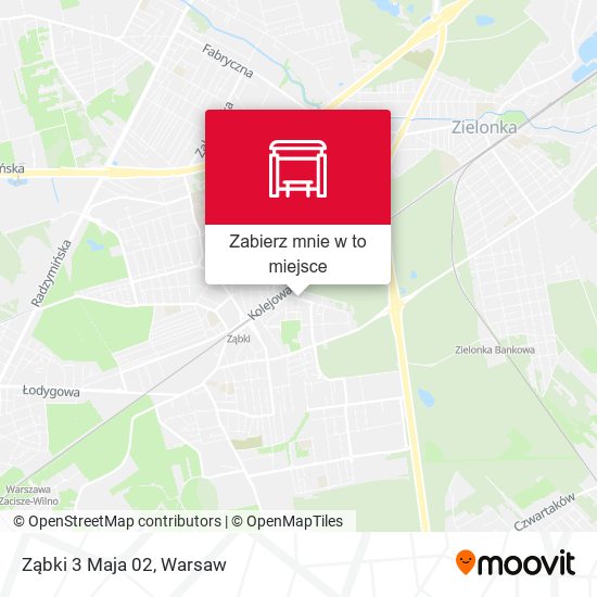 Mapa Ząbki 3 Maja 02