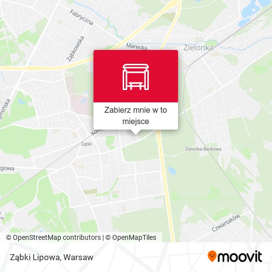 Mapa Ząbki Lipowa