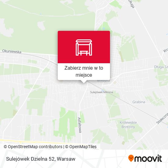 Mapa Sulejówek Dzielna 52