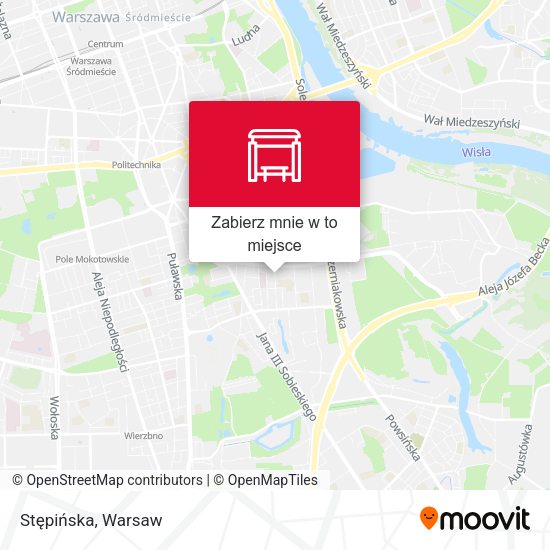 Mapa Stępińska