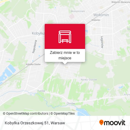 Mapa Kobyłka Orzeszkowej