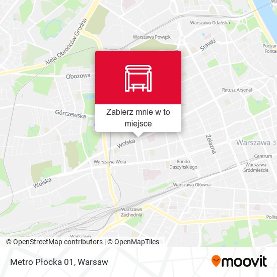 Mapa Metro Płocka 01