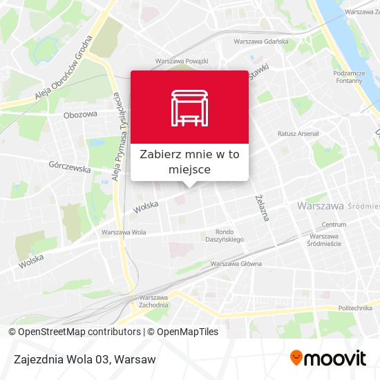 Mapa Zajezdnia Wola