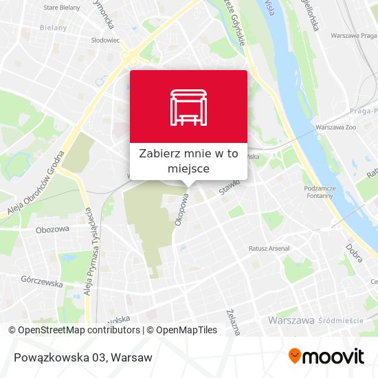 Mapa Powązkowska 03