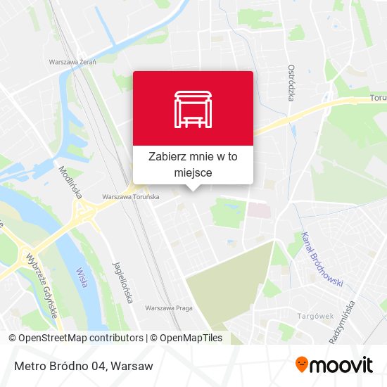 Mapa Metro Bródno 04