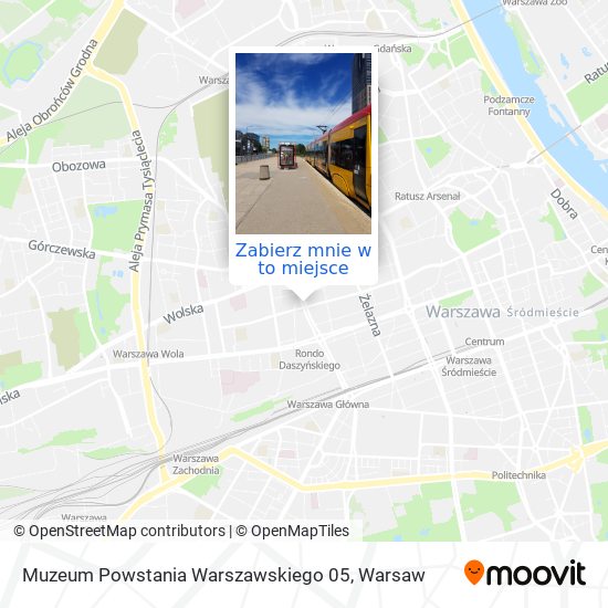 Mapa Muzeum Powstania Warszawskiego 05