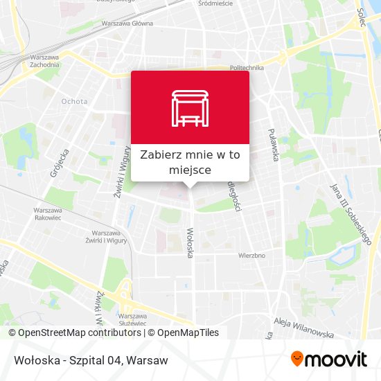 Mapa Wołoska - Szpital 04