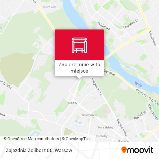 Mapa Zajezdnia Żoliborz