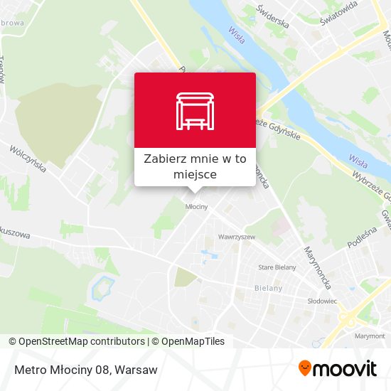 Mapa Metro Młociny 08