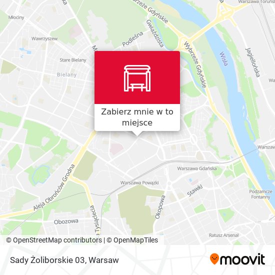 Mapa Sady Żoliborskie 03