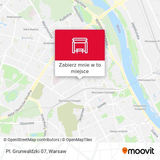 Mapa Pl. Grunwaldzki