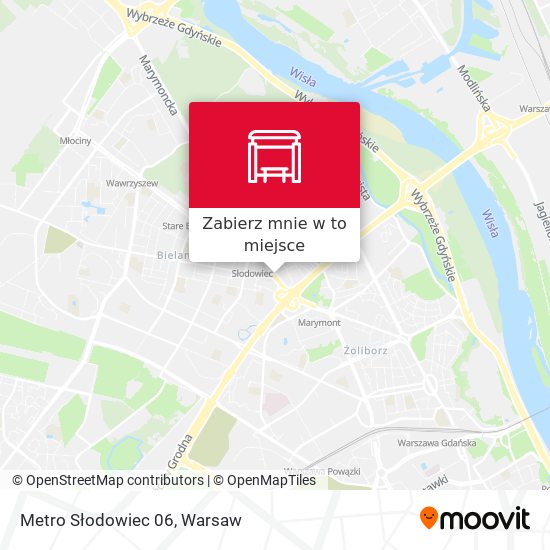 Mapa Metro Słodowiec 06