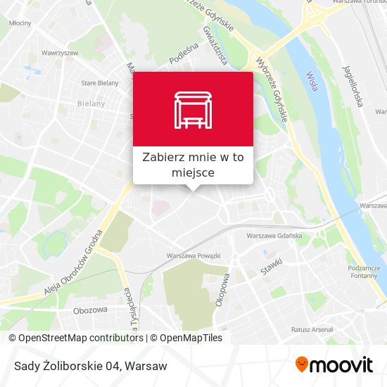 Mapa Sady Żoliborskie 04