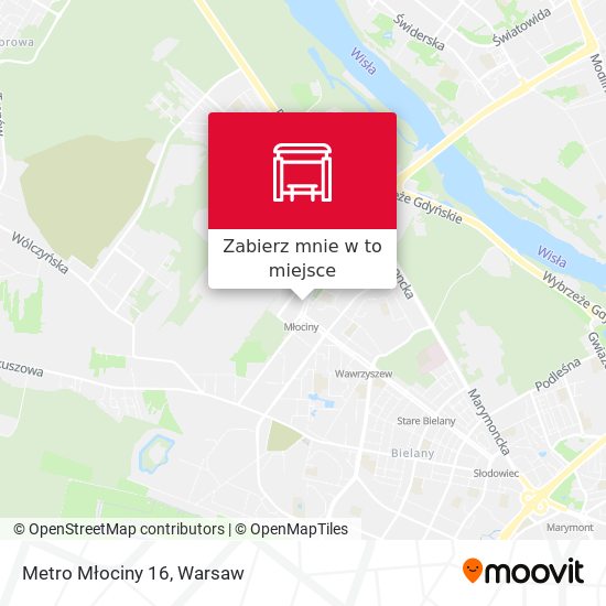 Mapa Metro Młociny 16